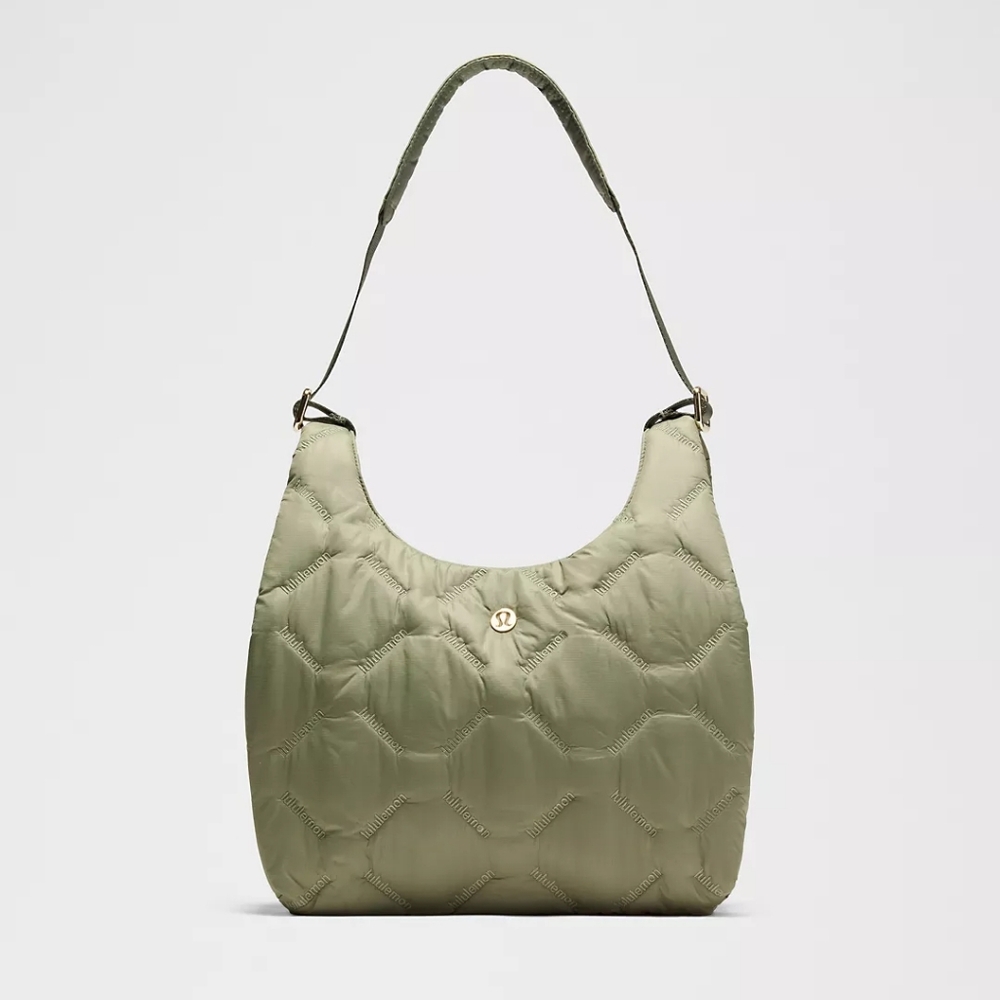 *NWT* LULULEMON Quilty Pleasures Bag 5L, Quilted Shoulder Bag In Bay Leaf